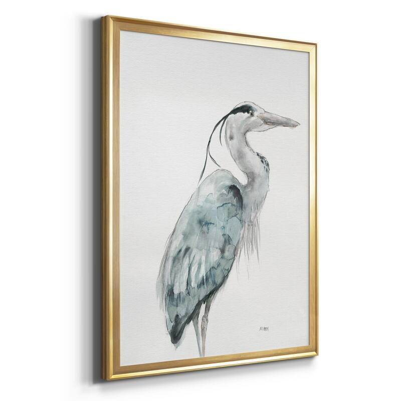 BLUE HERON I Premium Framed Canvas - Ready to Hang