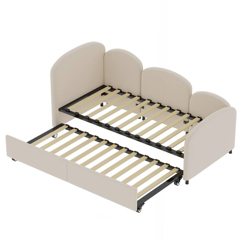 Twin Velvet Daybed With Trundle