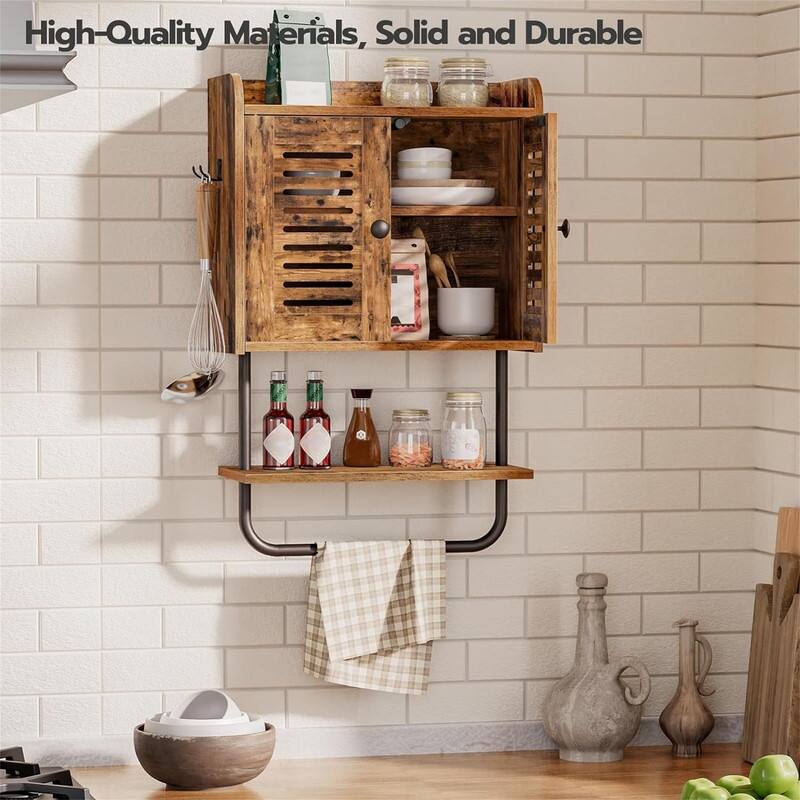 Over The Toilet Storage - 6.9"D x 15.7"W x 24"H