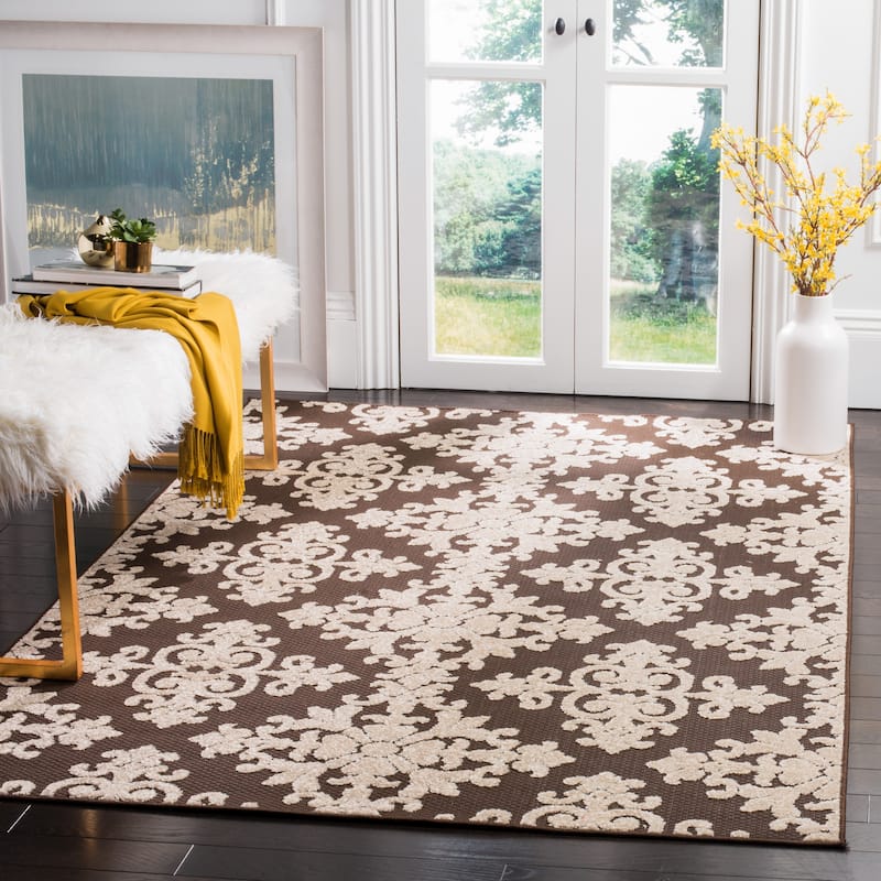 SAFAVIEH Cottage Bette Indoor/ Outdoor Patio Backyard Rug