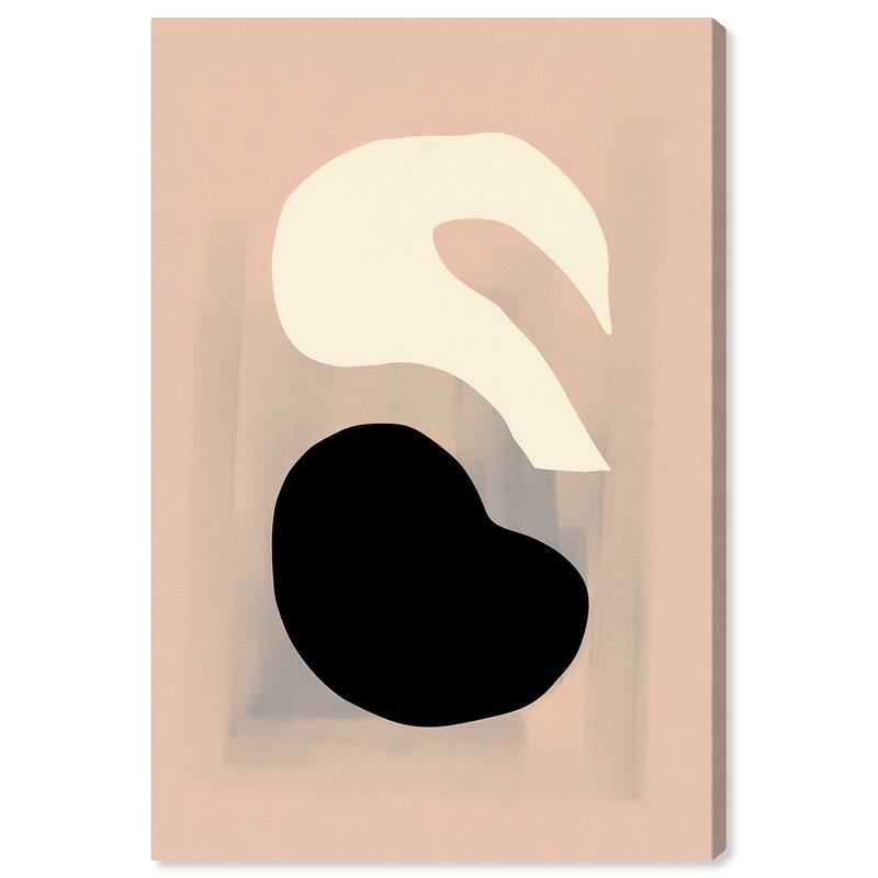 Wynwood Studio Canvas Abstract Dove and Love Pink and Light Pink Modern & Contemporary Wall Art Canvas Print - 30 x 20