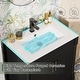 preview thumbnail 3 of 45, 24"/30"/36" Retro Bathroom Vanity W/ Drop in Sink Combo Cabinet Set