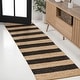 preview thumbnail 14 of 19, JONATHAN Y Jayden Rustic Farmhouse Woven Jute Stripe Area Rug