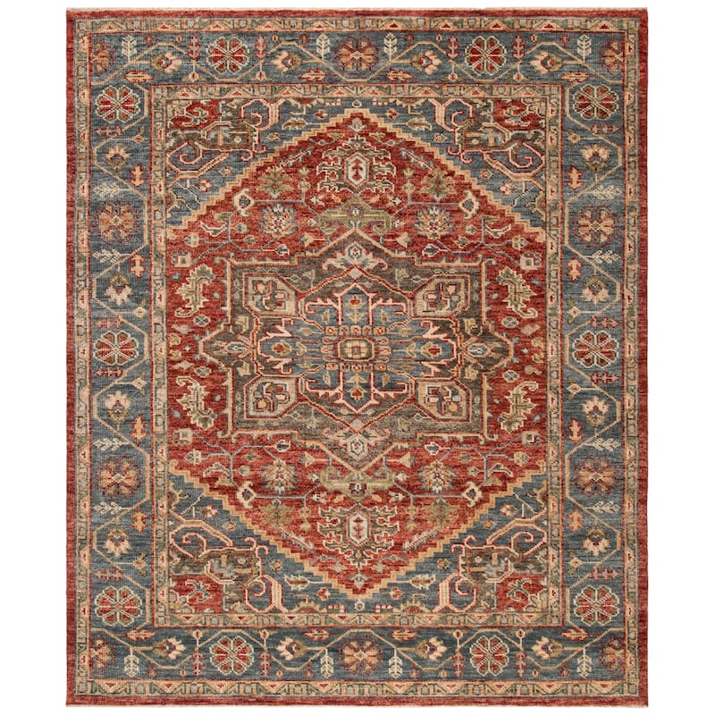 SAFAVIEH Hand-Knotted Samarkand Kristiane Traditional Wool Rug