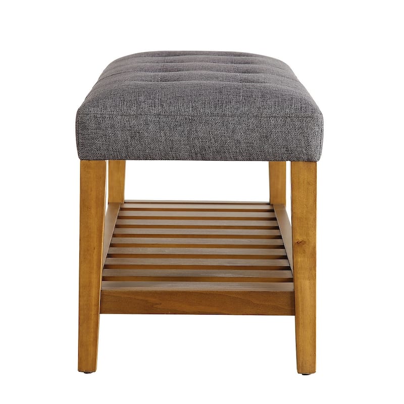 Kahan Kahan Tufted Padded Seat Bench