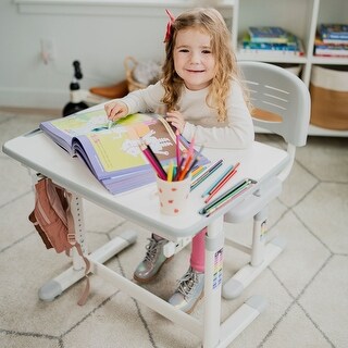 Preschool desk and chair set discount