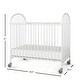 preview thumbnail 4 of 5, Foundations Pinnacle White Folding Steel Compact Crib