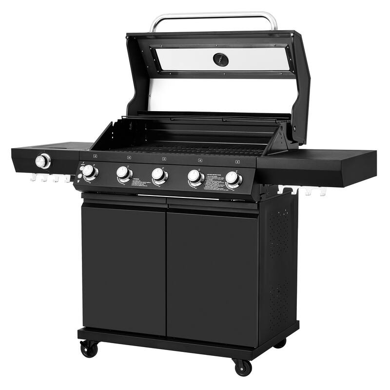 Royal Gourmet GEA5001H 5-Burner Gas Grill, With Infrared Side Burner