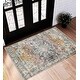 preview thumbnail 28 of 65, Washable Vintage Floral Area Rug Non-Slip Thin Rug for Living Room, Bedroom, Kitchen and Bath Machine Washable Indoor Pet Rugs 2' x 3' (Rectangular) - Tan and Gray - Rectangle