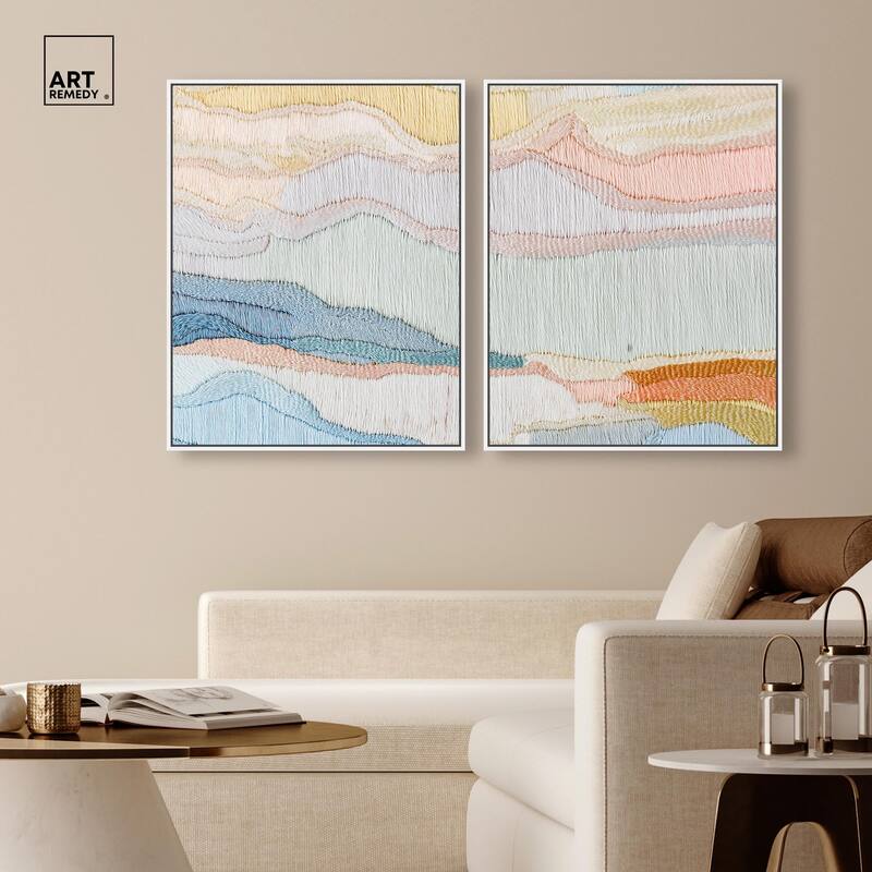 Gentle Breeze II Canvas Set of 2 by Art Remedy
