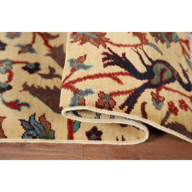 Animals Design Ziegler Oriental Accent Rug Hand-Knotted Wool Carpet - 2'1" x 2'11"