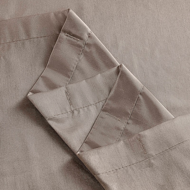 Madison Park Laurel Tufted Semi-Sheer Shower Curtain