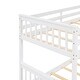 preview thumbnail 37 of 71, Elegant Twin-Over-Full Wooden Bunk Kids Bed with Ladders,Drawers