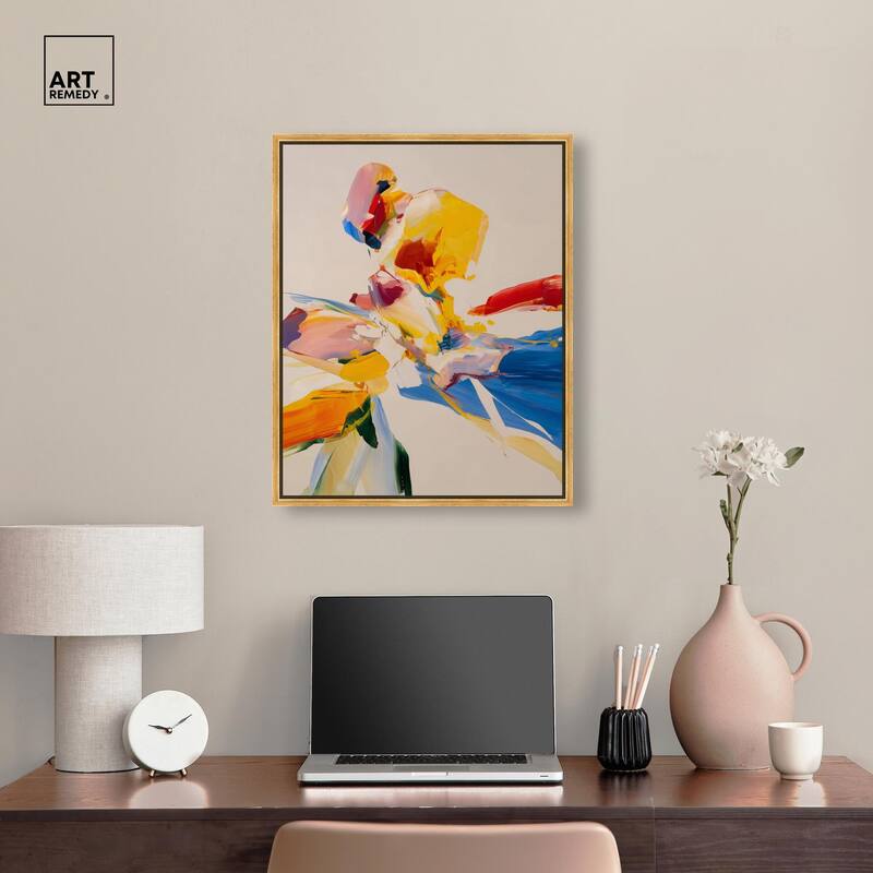 Flippant Bloom I Canvas by Art Remedy