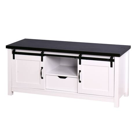 TV cabinet with 2 Barn doors