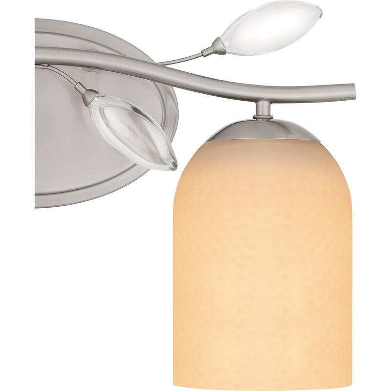 Ulysses 2-Light Brushed Nickel Bath Light