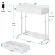 preview thumbnail 9 of 29, Adjustable Side Table Portable Desk with Drawers and Wheels for Home Office