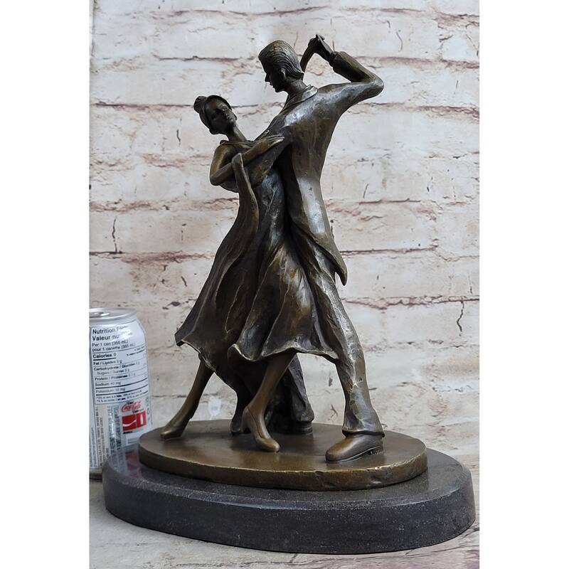 Signed Original Aldo Vitaleh Tango Dance A Tribute To Degas Bronze Sculpture Art