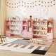 preview thumbnail 7 of 42, Costway Kids Toy Storage and Bookshelf with 8 Boxes Open Shelves & 2 - See Details