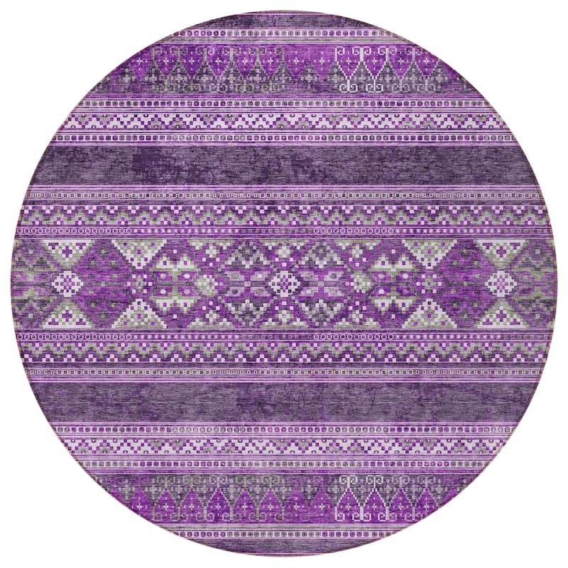 HomeRoots Southwestern Transitional Rectangle Outdoor Rug