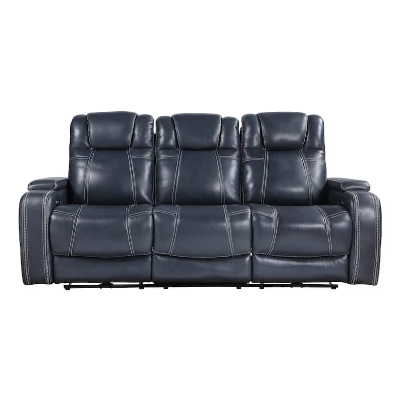 Lourical 3-Piece Leather Match Power Reclining Sofa Set