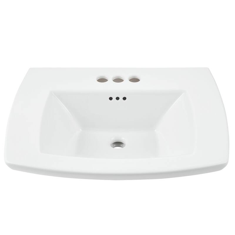 American Standard Edgemere Sink Top 4In Ctr -White (0445.004.020)