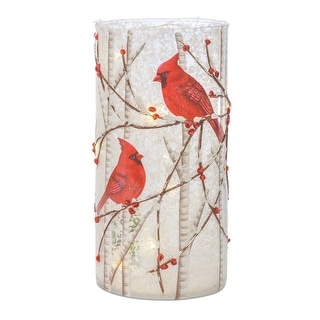 LED Cardinal Bird Luminary (Set of 2) - 4