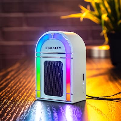 Crosley Mini Jukebox Portable Bluetooth Speaker In Aqua Blue