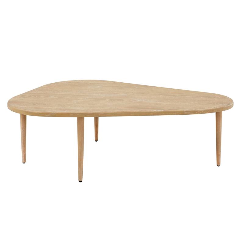 Tirana Wood Finish Teardrop Nesting Coffee Tables by iNSPIRE Q Modern