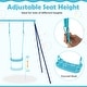 preview thumbnail 16 of 16, Gymax Toddler Swing Heavy Duty Metal Swing Set w/ A Frame Adjustable