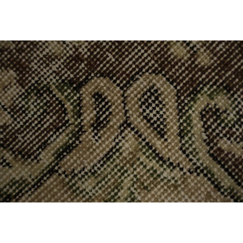 Hand Knotted Oriental 100% Wool Carpet Transitional Floral Beige & Ivories Anatolian Area Rug - 8' 3'' X 4' 11''