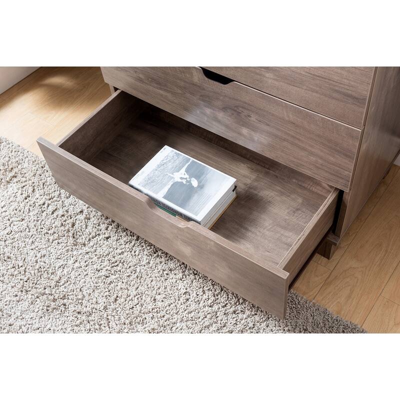 5 Drawers Dresser with Preassembled Metal Glides Bed Bath & Beyond