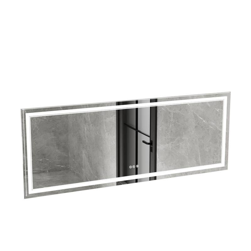 Modland LED Bathroom Vanity Mirror Anti-Fog Tempered Glass Dimmable