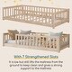 preview thumbnail 10 of 32, Twin Size Floor Bed for Kids with Safety Guardrails and Door and Slats