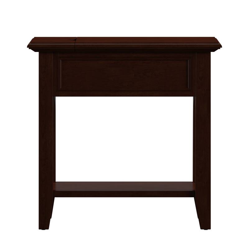 Zayden 1-drawer Side Table with Charging Station by iNSPIRE Q Bold