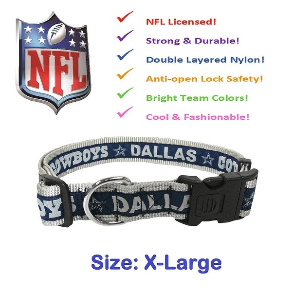 nfl dog collars