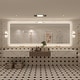 preview thumbnail 49 of 161, Large LED Bathroom mirror Tempered Glass Dimmable Anti-Fog Vanity Mirror
