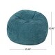 preview thumbnail 3 of 23, Kenli Modern Corduroy Polyester Bean Bag Chair by Christopher Knight Home