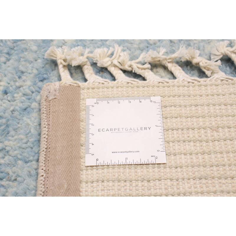 ECARPETGALLERY Hand-knotted Pak Finest Marrakesh Cream Wool Rug - 2'9 x 11'9