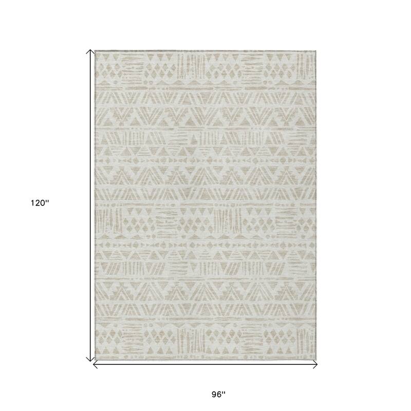HomeRoots Southwestern Transitional Rectangle Outdoor Rug