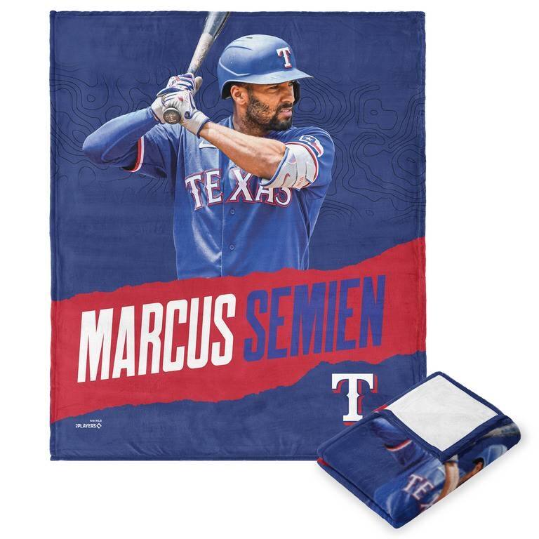 MLB Texas Rangers Player Silk Touch Throw Blanket - 50" x 60" - Marcus Semien
