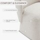 preview thumbnail 40 of 51, Spruce & Spring Kyle Morden Fabric Dining Room Chair with Casters Wrap-round Back
