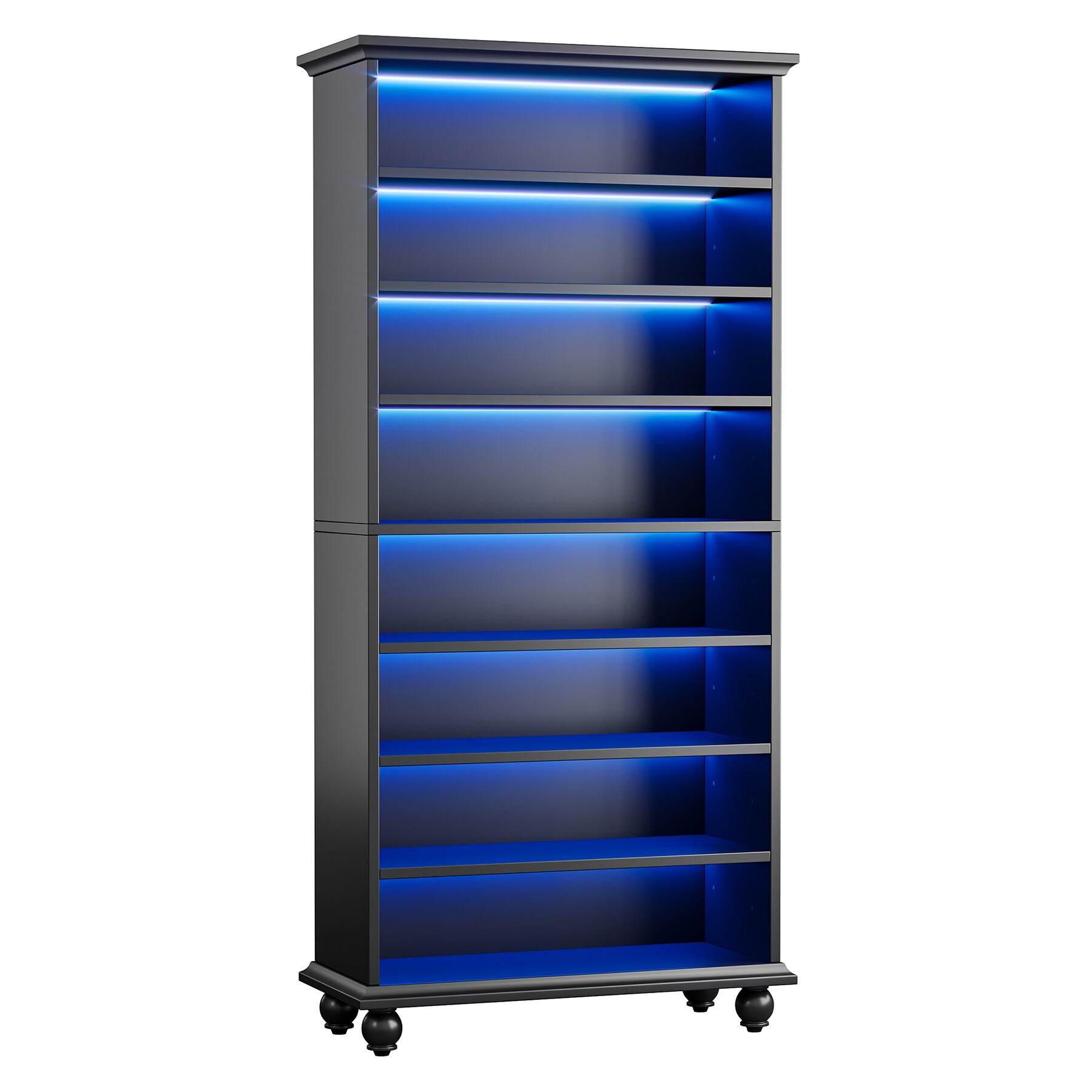 69-inch Tall Bookcase Bookshelves Book Display Stand for Living