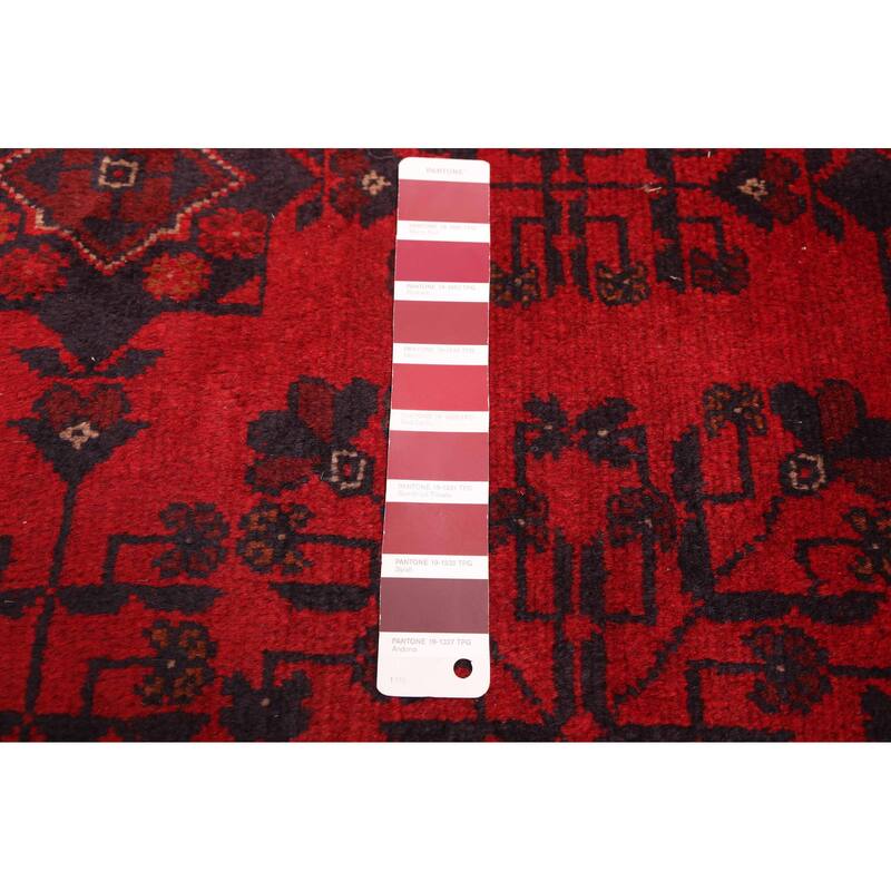 ECARPETGALLERY Hand-knotted Finest Khal Mohammadi Red Wool Rug - 9'11 x 12'10