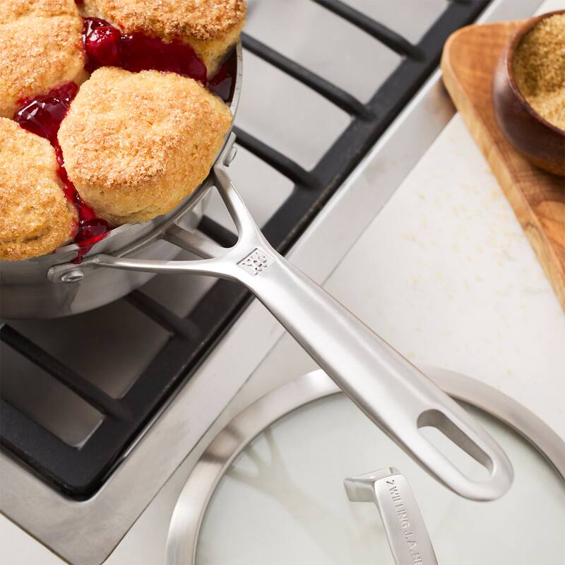 ZWILLING Motion Stainless Steel 2.5-qt Stainless Steel Saucepan with Lid