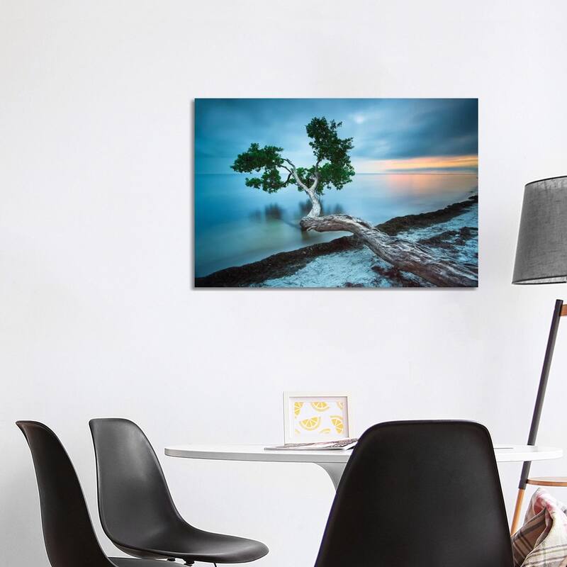 iCanvas "Water Tree 10 Color" by Moises Levy Canvas Print - 26x40x1.5