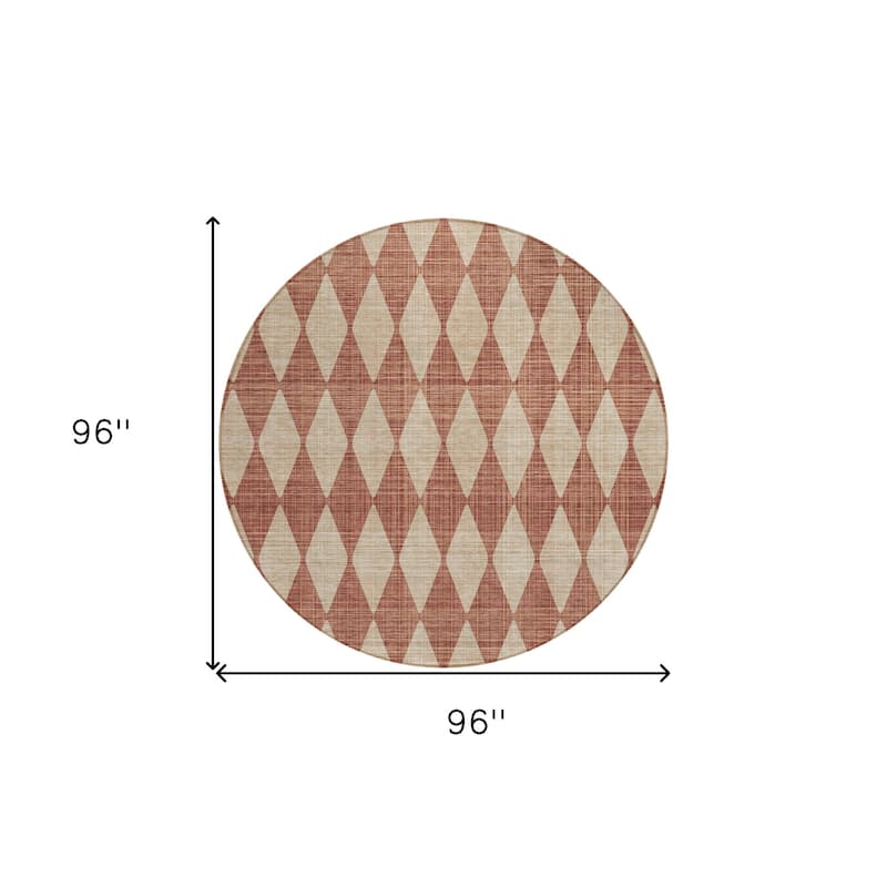 HomeRoots Geometric Transitional Rectangle Outdoor Rug