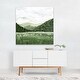 Simple Landscape Painting Nature Rural Rustic Sketch Art Print Poster 