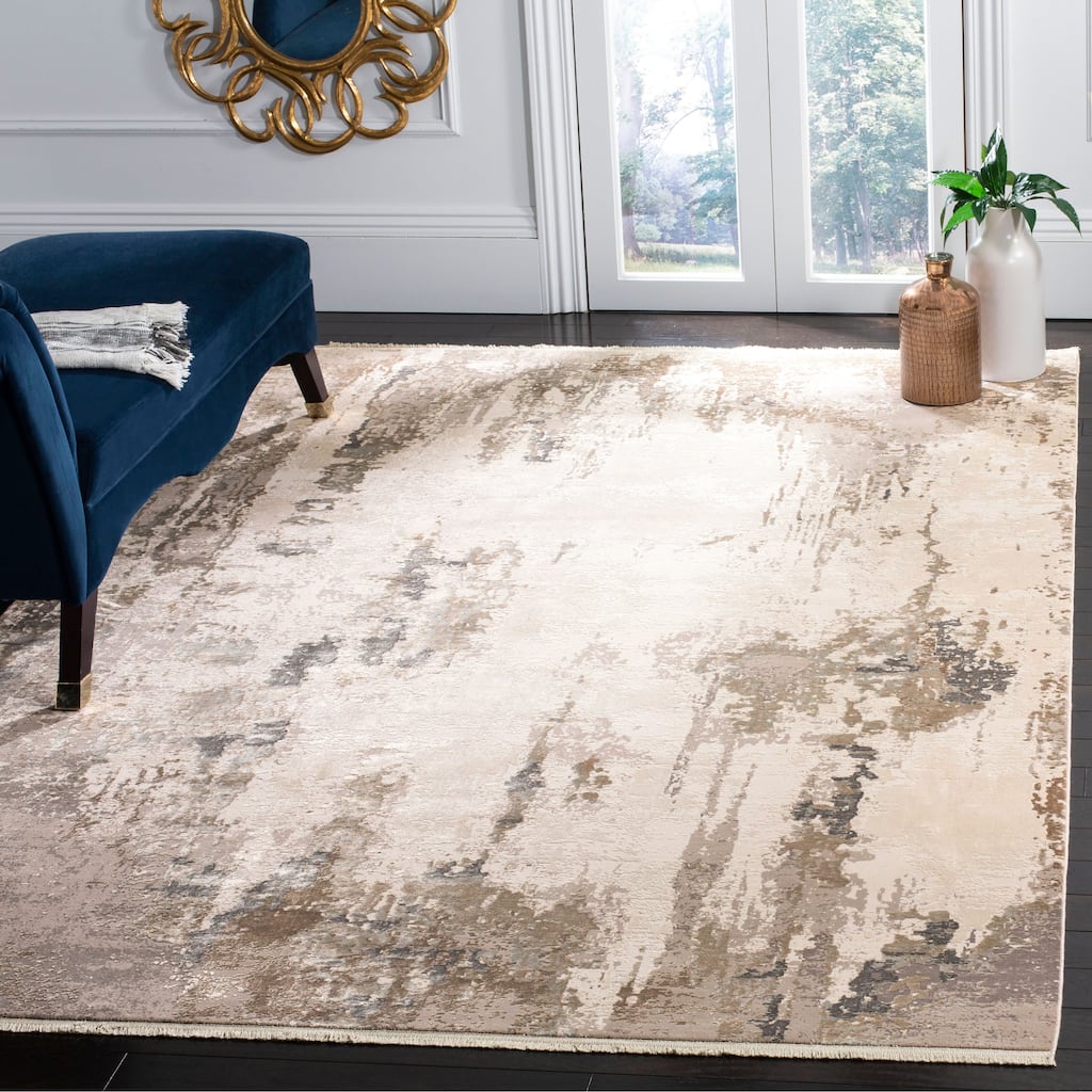 SAFAVIEH Eclipse Pelagheia Vintage Boho Abstract Viscose Rug with