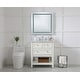 preview thumbnail 2 of 6, Avalon 30" x 30" Hardwired LED mirror - Silver
